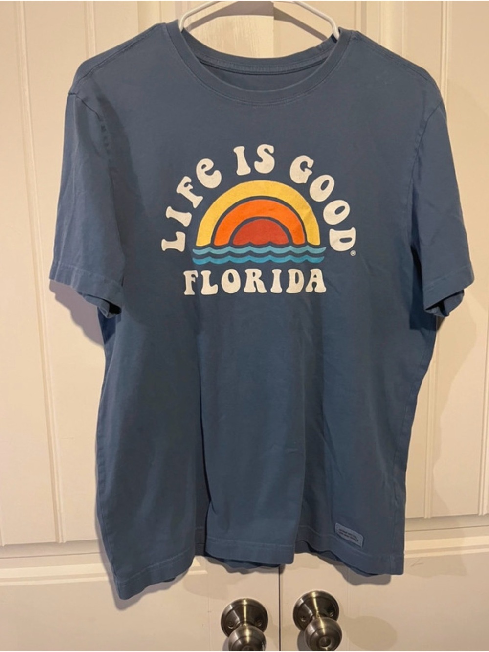 Life Is Good Short-Sleeve Florida Sunset Tee - Blue